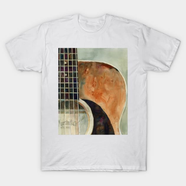 Six Strings Guitar 2020 T-Shirt by dfrdesign